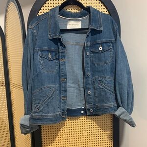 Anthropologie Blue Jean Jacket